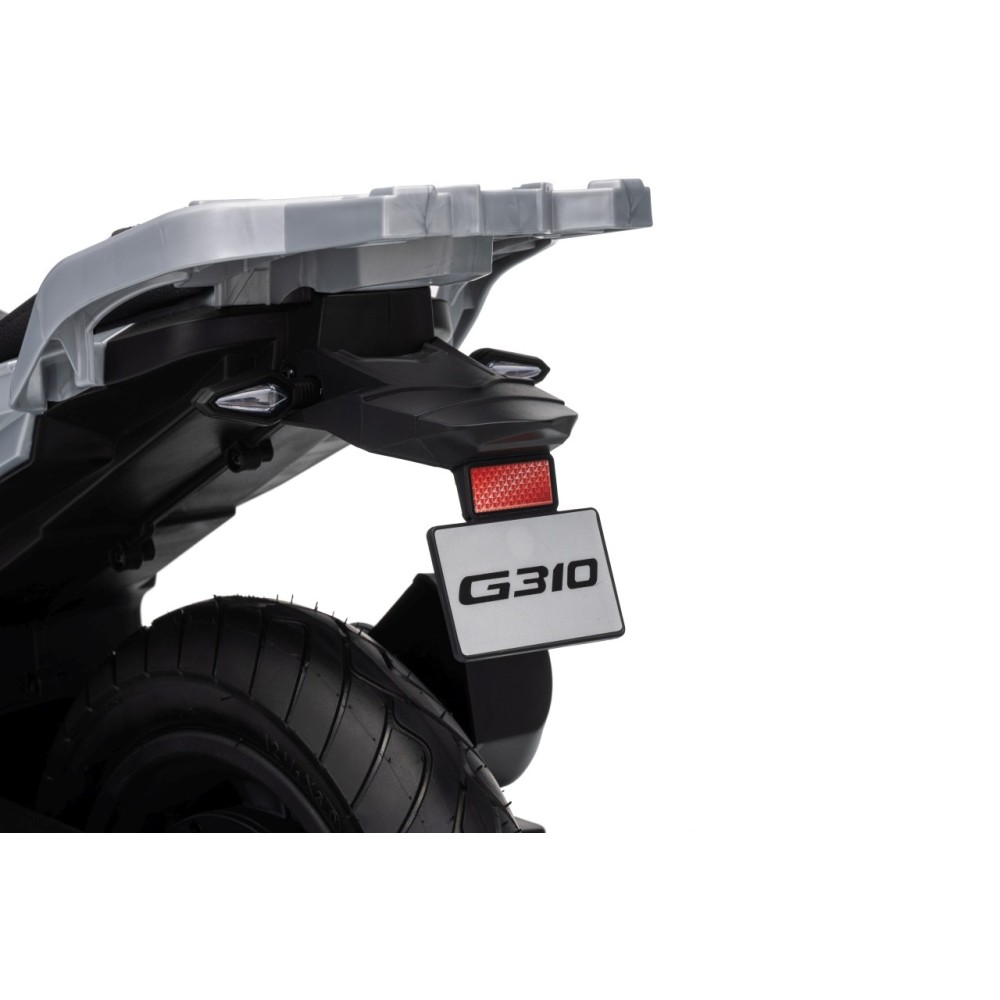 JOKO Elektrická Motorka BMW G310GS, penové kolesá, kožené sedadlo, modrá