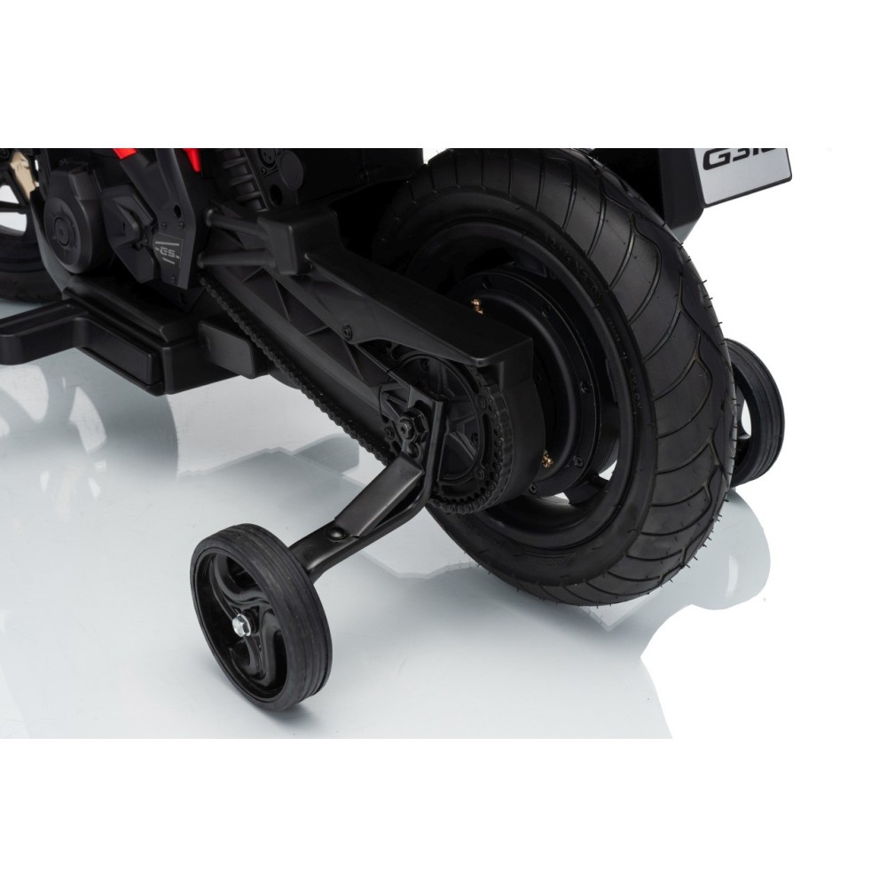 JOKO Elektrická Motorka BMW G310GS, penové kolesá, kožené sedadlo, modrá