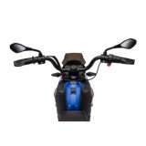 JOKO Elektrická Motorka BMW G310GS, penové kolesá, kožené sedadlo, modrá