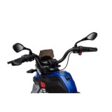 JOKO Elektrická Motorka BMW G310GS, penové kolesá, kožené sedadlo, modrá