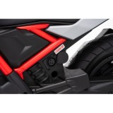 JOKO Elektrická Motorka BMW G310GS, penové kolesá, kožené sedadlo, modrá