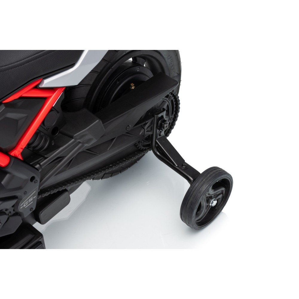 JOKO Elektrická Motorka BMW G310GS, penové kolesá, kožené sedadlo, modrá