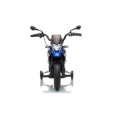 JOKO Elektrická Motorka BMW G310GS, penové kolesá, kožené sedadlo, modrá