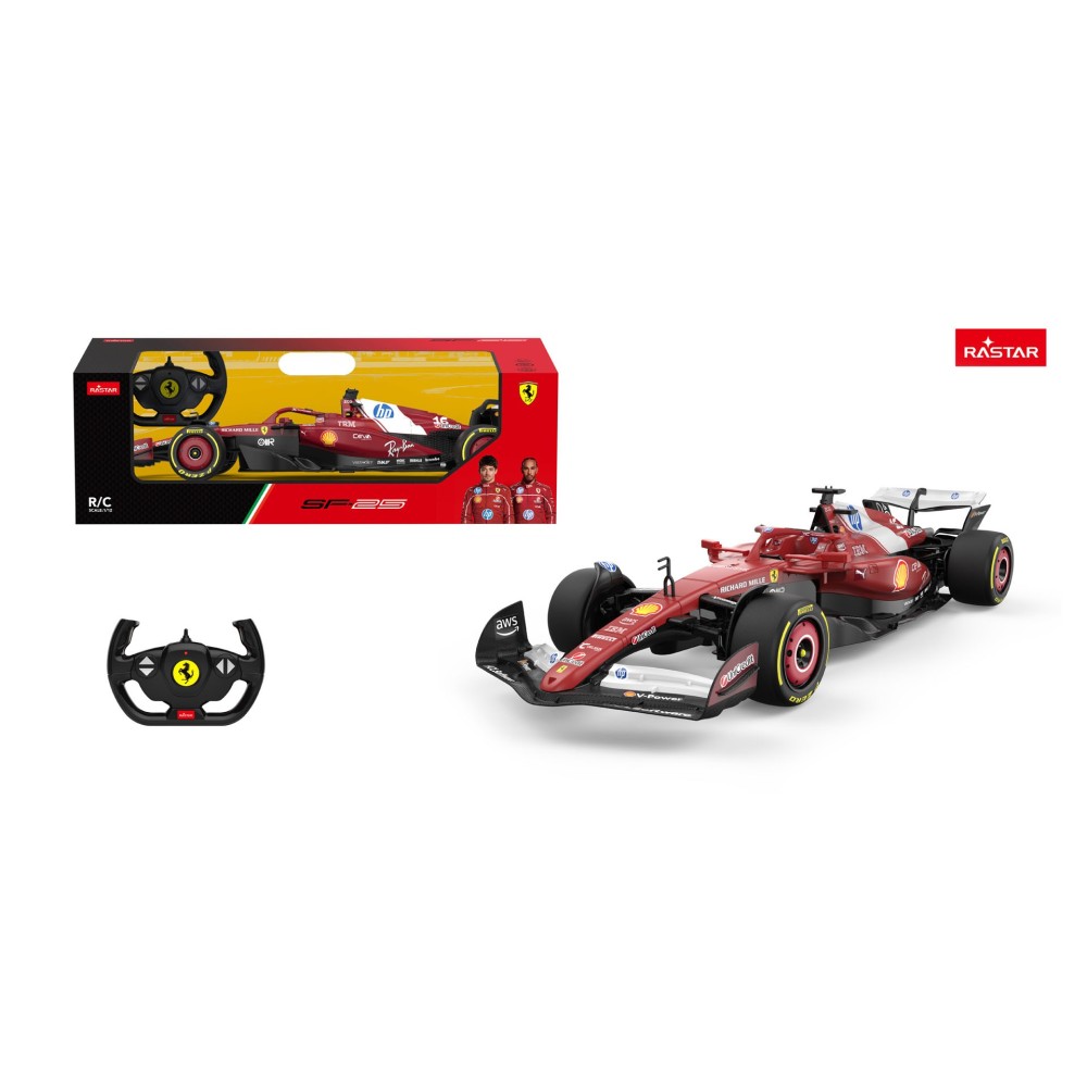 Rastar RC Auto Formula Ferrari SF-25 na diaľkové ovládanie 1:12, červená