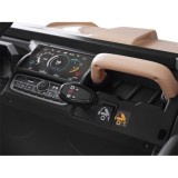 JOKO Elektrické autíčko Farmer s Vyklápacou Vlečkou, pre 2 deti, Nosnosť 50kg, 6 kolesové, pohon 4x4 24V, penové kolesá, béžové
