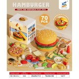 JOKO Sada Rýchle občerstvenie pre deti, Detský Fast Food, Hamburger, Pizza, Hot Dog, hranolky, chipsy
