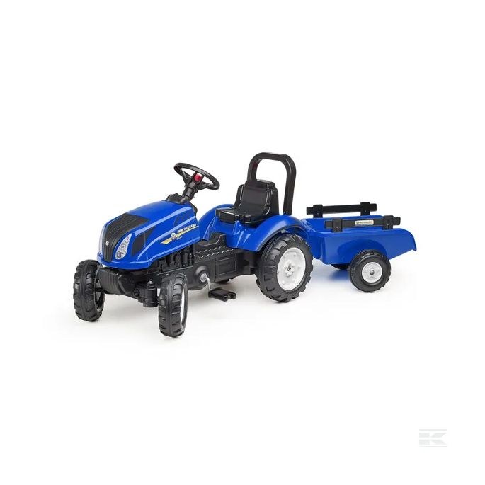 FALK Traktor New Holland T6 s vlečkou a otváracou kapotou