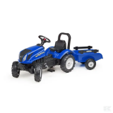 FALK Traktor New Holland T6 s vlečkou a otváracou kapotou