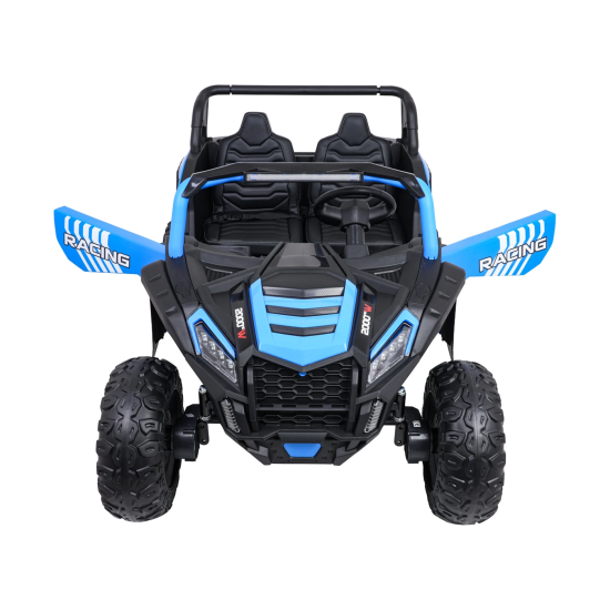 JOKO Elektrické autíčko Buggy 4x4 ATV Racing 200W 24V, nosnosť 60kg, Dvojmiestne, penové kolesá, modré