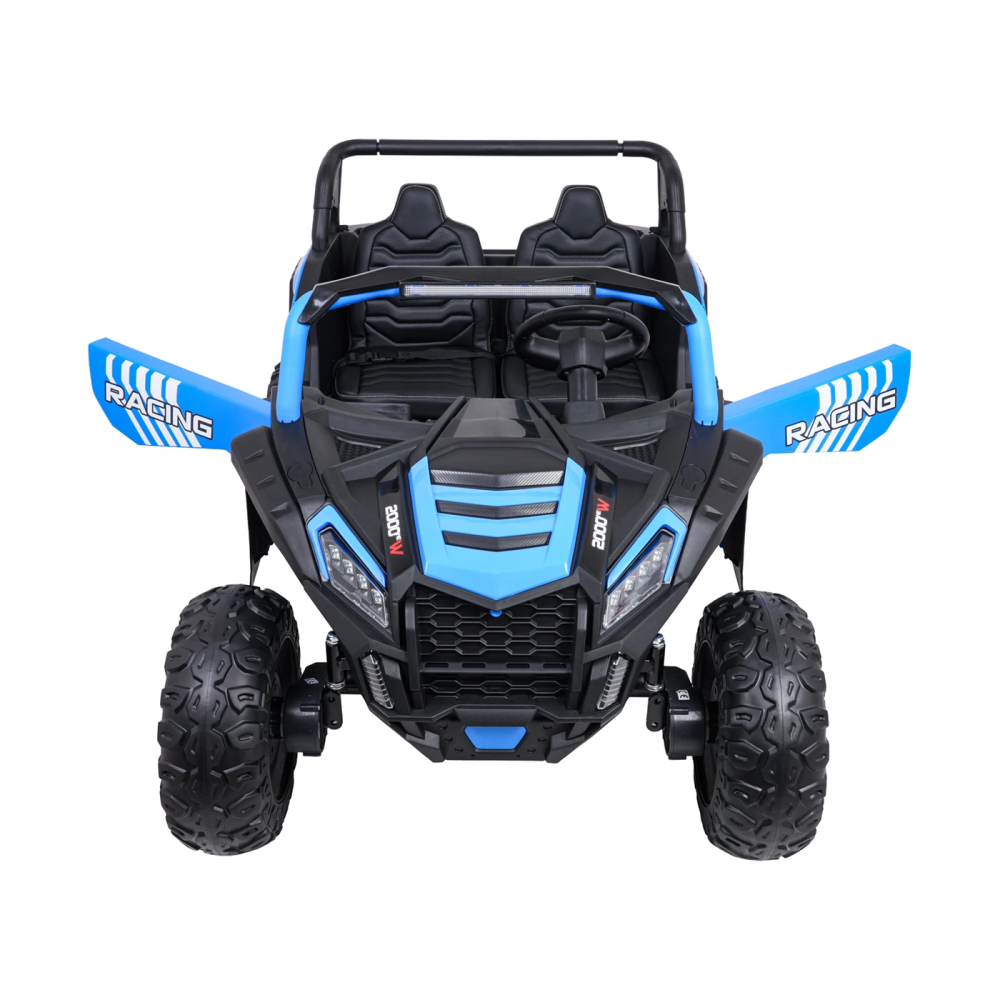 JOKO Elektrické autíčko Buggy 4x4 ATV Racing 200W 24V, nosnosť 60kg, Dvojmiestne, penové kolesá, modré