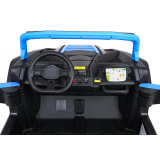 JOKO Elektrické autíčko Buggy 4x4 ATV Racing 200W 24V, nosnosť 60kg, Dvojmiestne, penové kolesá, modré