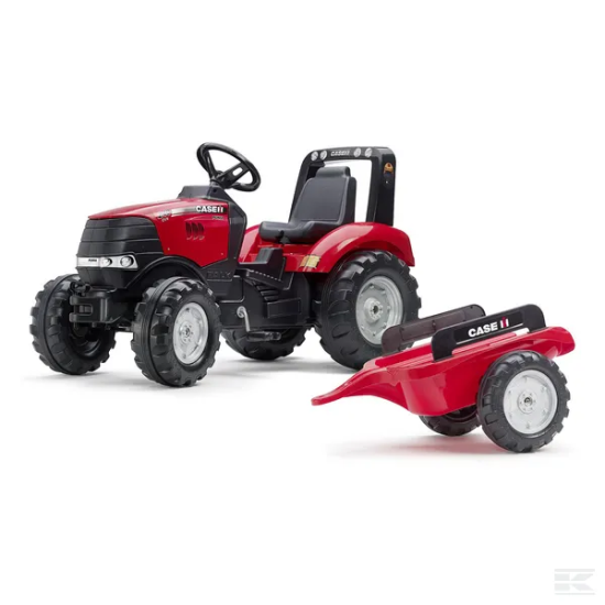 FALK Šľapací Traktor s vlečkou Case IH Puma 240 CVX, od 3 do 7 rokov