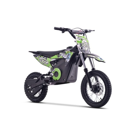 RAMIGO Elektrická motorka WOLF-E 1000W 36V, Nafukovacie kolesá, Rýchlosť 28km/h, nosnsoť 65kg, zelená