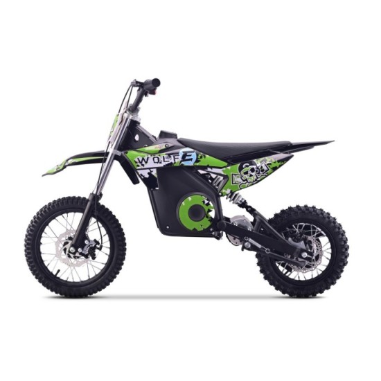 RAMIGO Elektrická motorka WOLF-E 1000W 36V, Nafukovacie kolesá, Rýchlosť 28km/h, nosnsoť 65kg, zelená