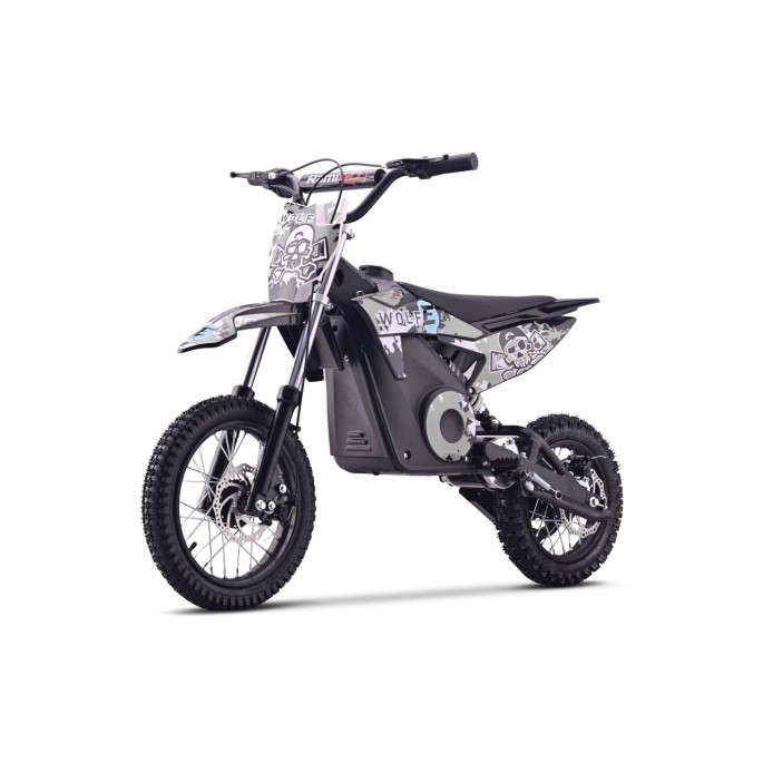 RAMIGO Elektrická motorka WOLF-E 1000W 36V, Nafukovacie kolesá, Rýchlosť 28km/h, nosnsoť 65kg, čierna