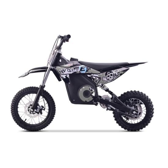 RAMIGO Elektrická motorka WOLF-E 1000W 36V, Nafukovacie kolesá, Rýchlosť 28km/h, nosnsoť 65kg, čierna