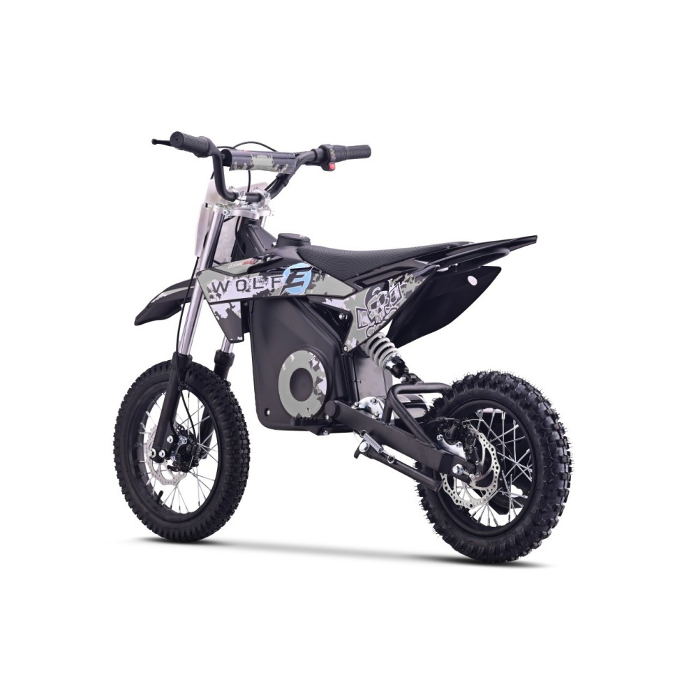 RAMIGO Elektrická motorka WOLF-E 1000W 36V, Nafukovacie kolesá, Rýchlosť 28km/h, nosnsoť 65kg, čierna