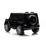 JOKO Elektrické autíčko Mercedes G63 AMG 4x4, penové kolesá, kožené sedadlo, čierne