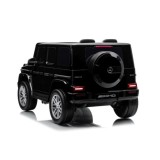 JOKO Elektrické autíčko Mercedes G63 AMG 4x4, penové kolesá, kožené sedadlo, čierne