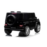 JOKO Elektrické autíčko Mercedes G63 AMG 4x4, penové kolesá, kožené sedadlo, čierne