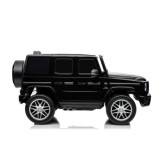 JOKO Elektrické autíčko Mercedes G63 AMG 4x4, penové kolesá, kožené sedadlo, čierne