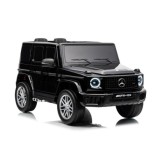 JOKO Elektrické autíčko Mercedes G63 AMG 4x4, penové kolesá, kožené sedadlo, čierne