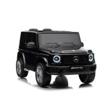 JOKO Elektrické autíčko Mercedes G63 AMG 4x4, penové kolesá, kožené sedadlo, čierne