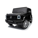 JOKO Elektrické autíčko Mercedes G63 AMG 4x4, penové kolesá, kožené sedadlo, čierne