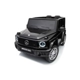 JOKO Elektrické autíčko Mercedes G63 AMG 4x4, penové kolesá, kožené sedadlo, čierne