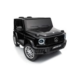 JOKO Elektrické autíčko Mercedes G63 AMG 4x4, penové kolesá, kožené sedadlo, čierne