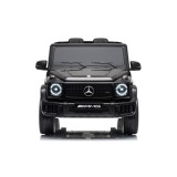 JOKO Elektrické autíčko Mercedes G63 AMG 4x4, penové kolesá, kožené sedadlo, čierne
