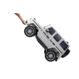JOKO Elektrické autíčko Mercedes G63 AMG 4x4, penové kolesá, kožené sedadlo, biele