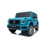 JOKO Elektrické autíčko Mercedes G63 AMG 4x4, penové kolesá, kožené sedadlo, modré