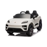 JOKO Elektrické autíčko Porsche Macan 4x4, penové kolesá, kožené sedadlo, biele