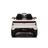 JOKO Elektrické autíčko Porsche Macan 4x4, penové kolesá, kožené sedadlo, biele