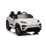 JOKO Elektrické autíčko Porsche Macan 4x4, penové kolesá, kožené sedadlo, biele