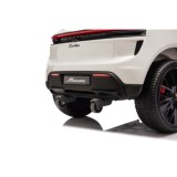 JOKO Elektrické autíčko Porsche Macan 4x4, penové kolesá, kožené sedadlo, biele