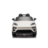 JOKO Elektrické autíčko Porsche Macan 4x4, penové kolesá, kožené sedadlo, biele