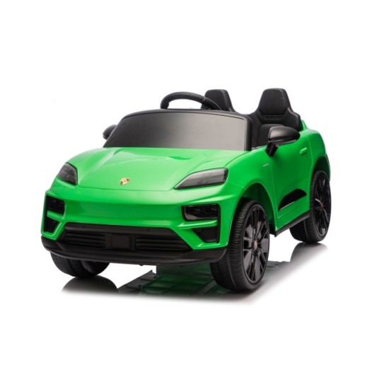 JOKO Elektrické autíčko Porsche Macan 4x4, penové kolesá, kožené sedadlo, zelené