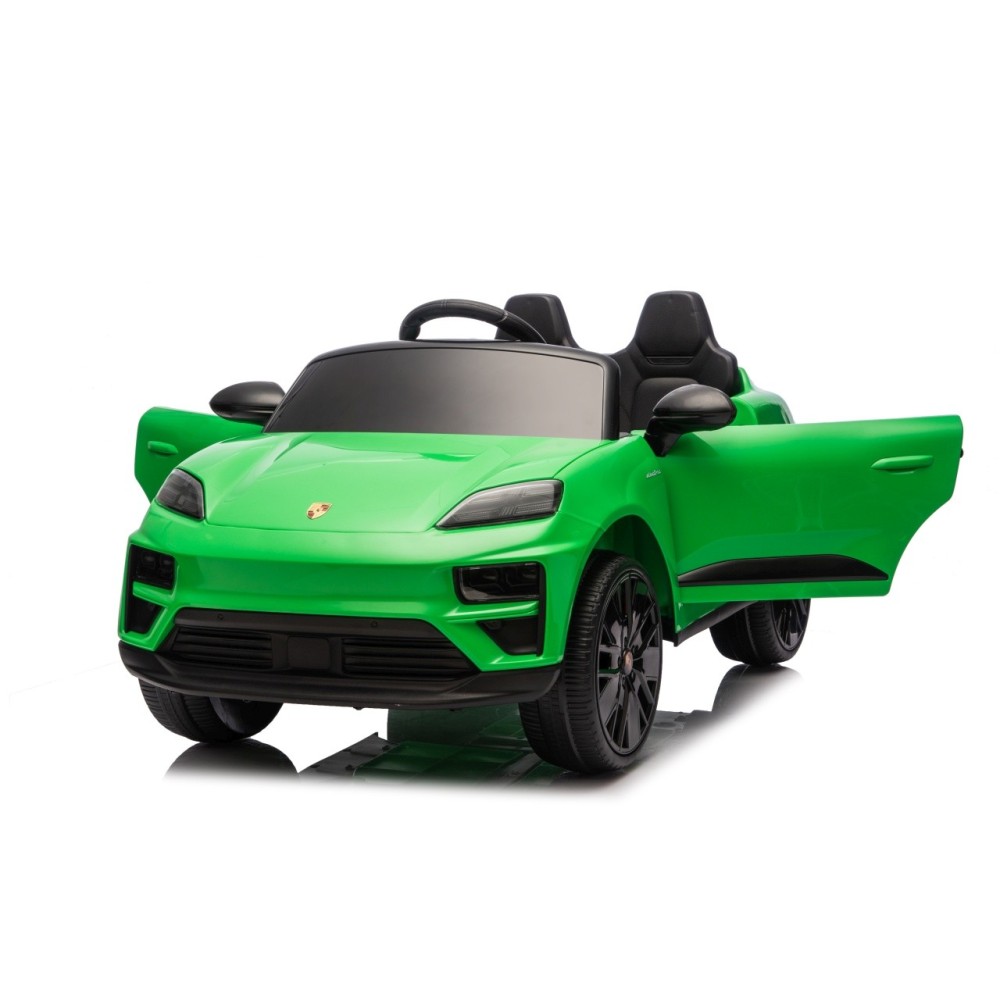 JOKO Elektrické autíčko Porsche Macan 4x4, penové kolesá, kožené sedadlo, zelené