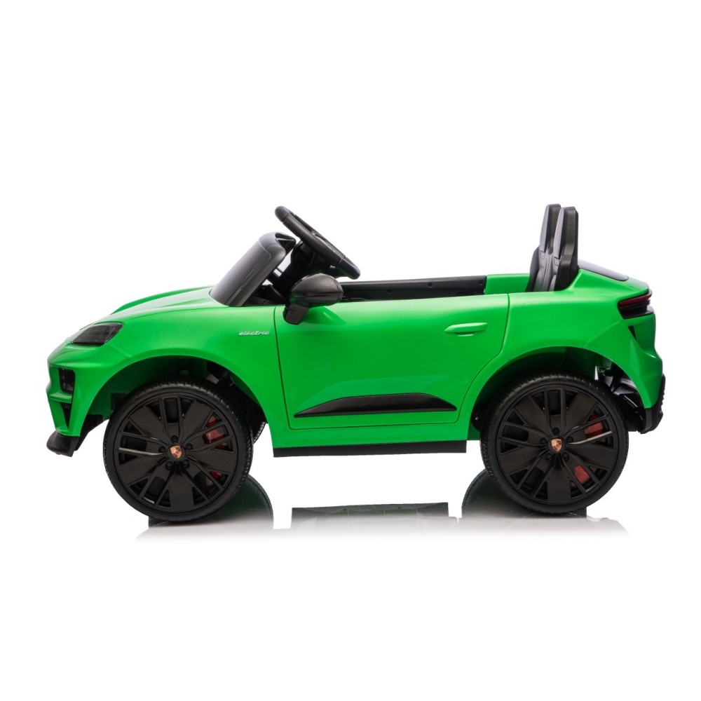 JOKO Elektrické autíčko Porsche Macan 4x4, penové kolesá, kožené sedadlo, zelené