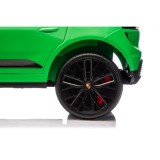 JOKO Elektrické autíčko Porsche Macan 4x4, penové kolesá, kožené sedadlo, zelené