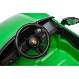 JOKO Elektrické autíčko Porsche Macan 4x4, penové kolesá, kožené sedadlo, zelené