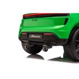 JOKO Elektrické autíčko Porsche Macan 4x4, penové kolesá, kožené sedadlo, zelené
