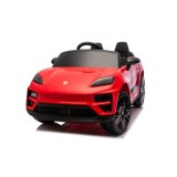 JOKO Elektrické autíčko Porsche Macan 4x4, penové kolesá, kožené sedadlo, červené