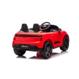 JOKO Elektrické autíčko Porsche Macan 4x4, penové kolesá, kožené sedadlo, červené