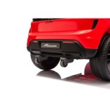 JOKO Elektrické autíčko Porsche Macan 4x4, penové kolesá, kožené sedadlo, červené