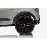 JOKO Elektrické autíčko Porsche Macan 4x4, penové kolesá, kožené sedadlo, sivé