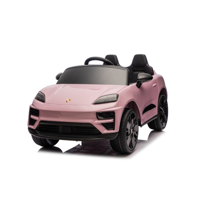 JOKO Elektrické autíčko Porsche Macan 4x4, penové kolesá, kožené sedadlo, ružové