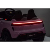 JOKO Elektrické autíčko Porsche Macan 4x4, penové kolesá, kožené sedadlo, ružové